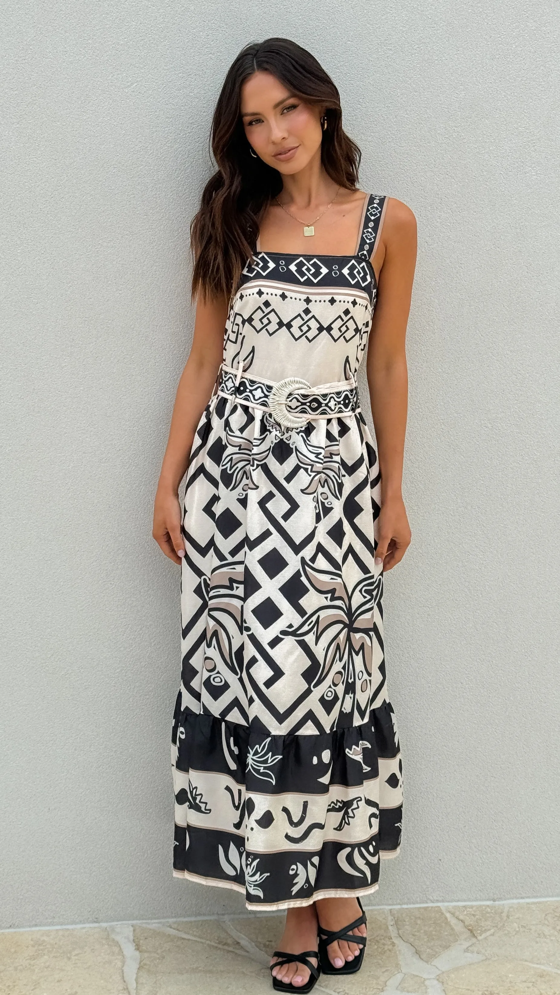 Zabella Maxi Dress - Siena Print sold by Billy J product image thumbnail 2