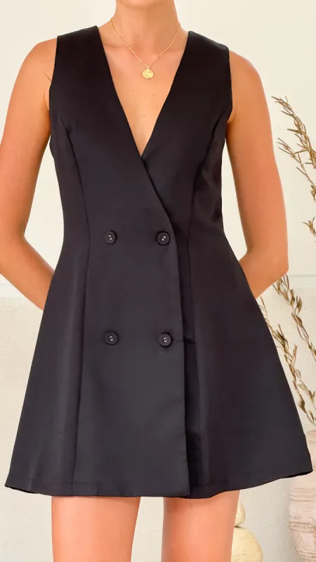 Hani Mini Dress - Black sold by Billy J