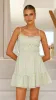Halo Mini Dress - Sage sold by Billy J