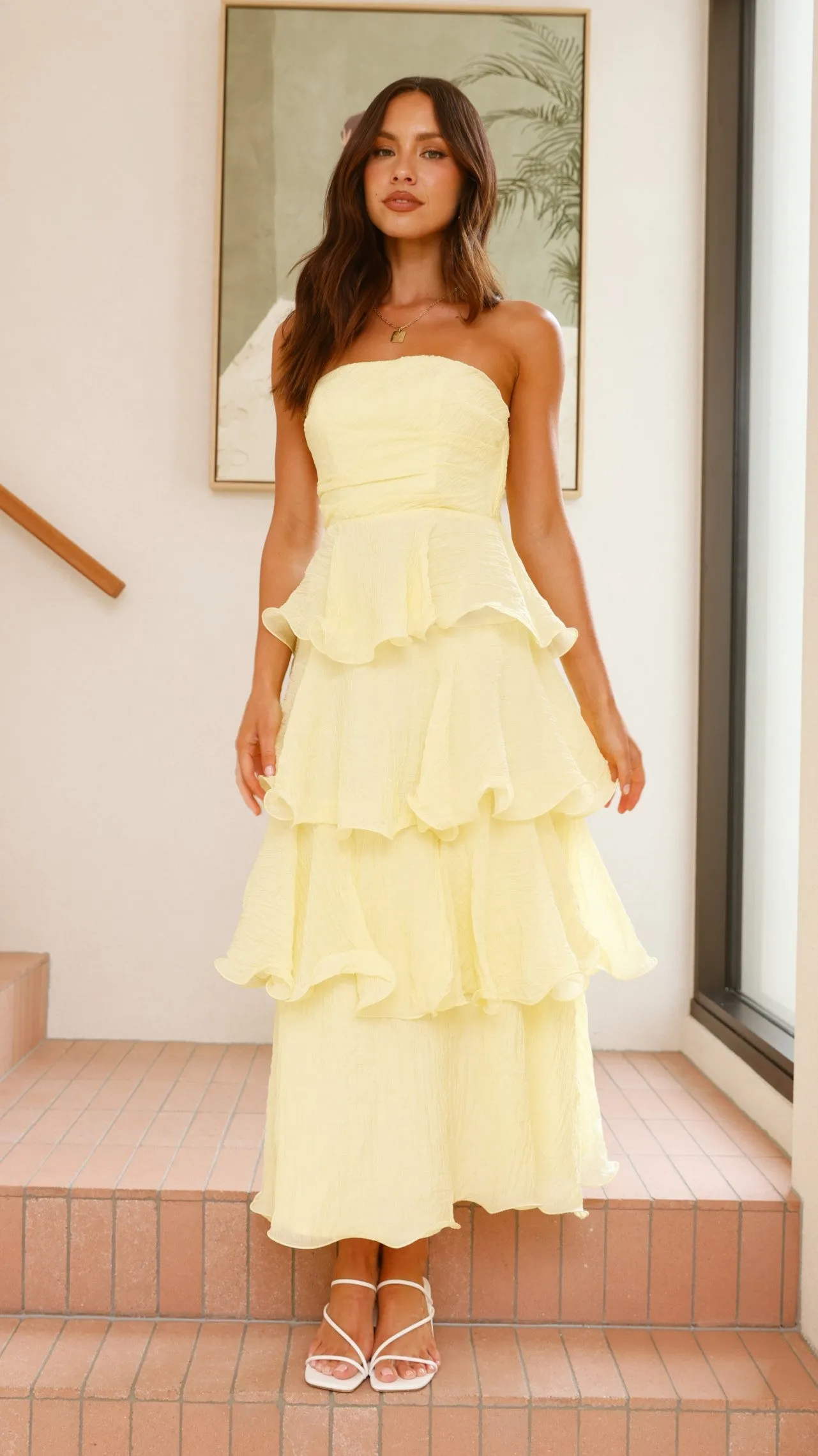 Lanica Maxi Dress - Yellow sold by Billy J product image thumbnail 5
