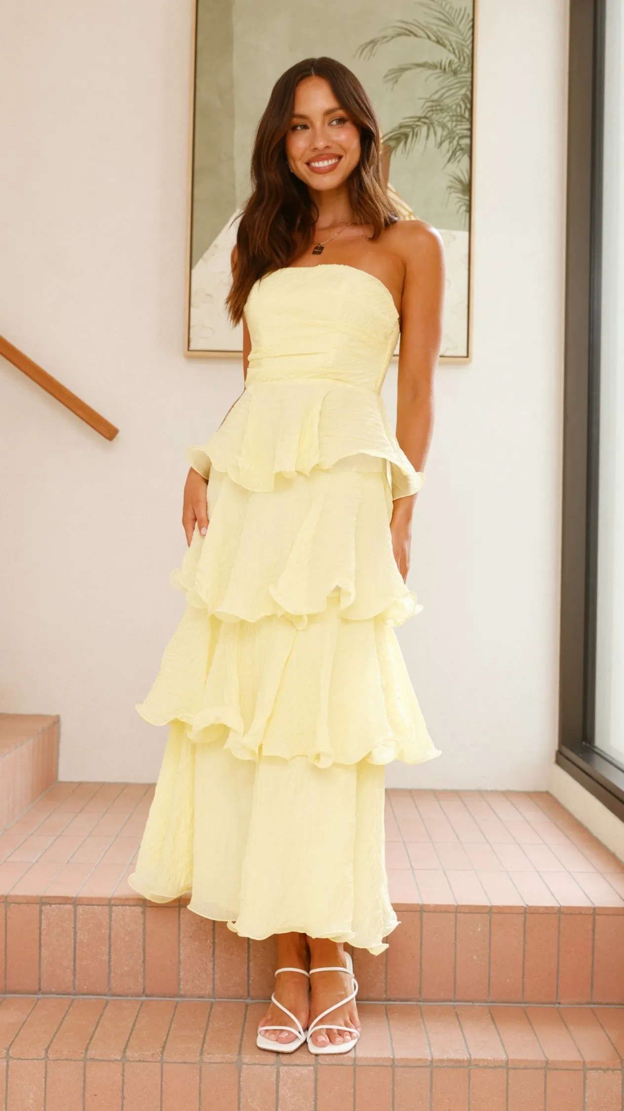 Lanica Maxi Dress - Yellow sold by Billy J product image thumbnail 4