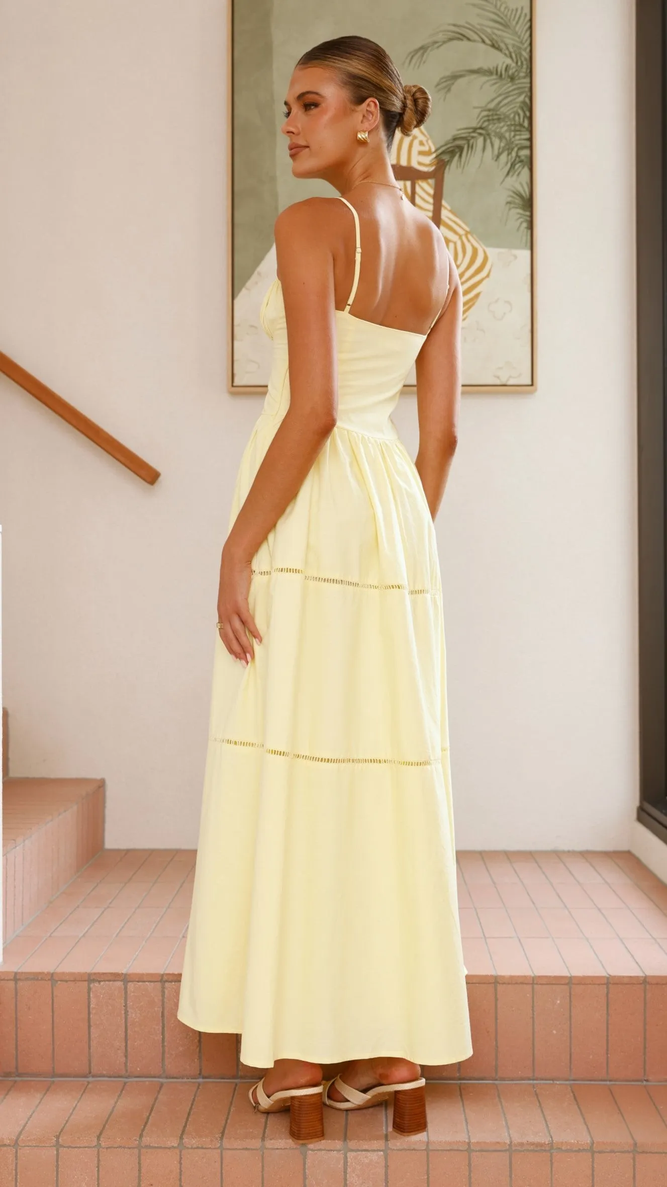 Isabella Maxi Dress - Yellow sold by Billy J product image thumbnail 2