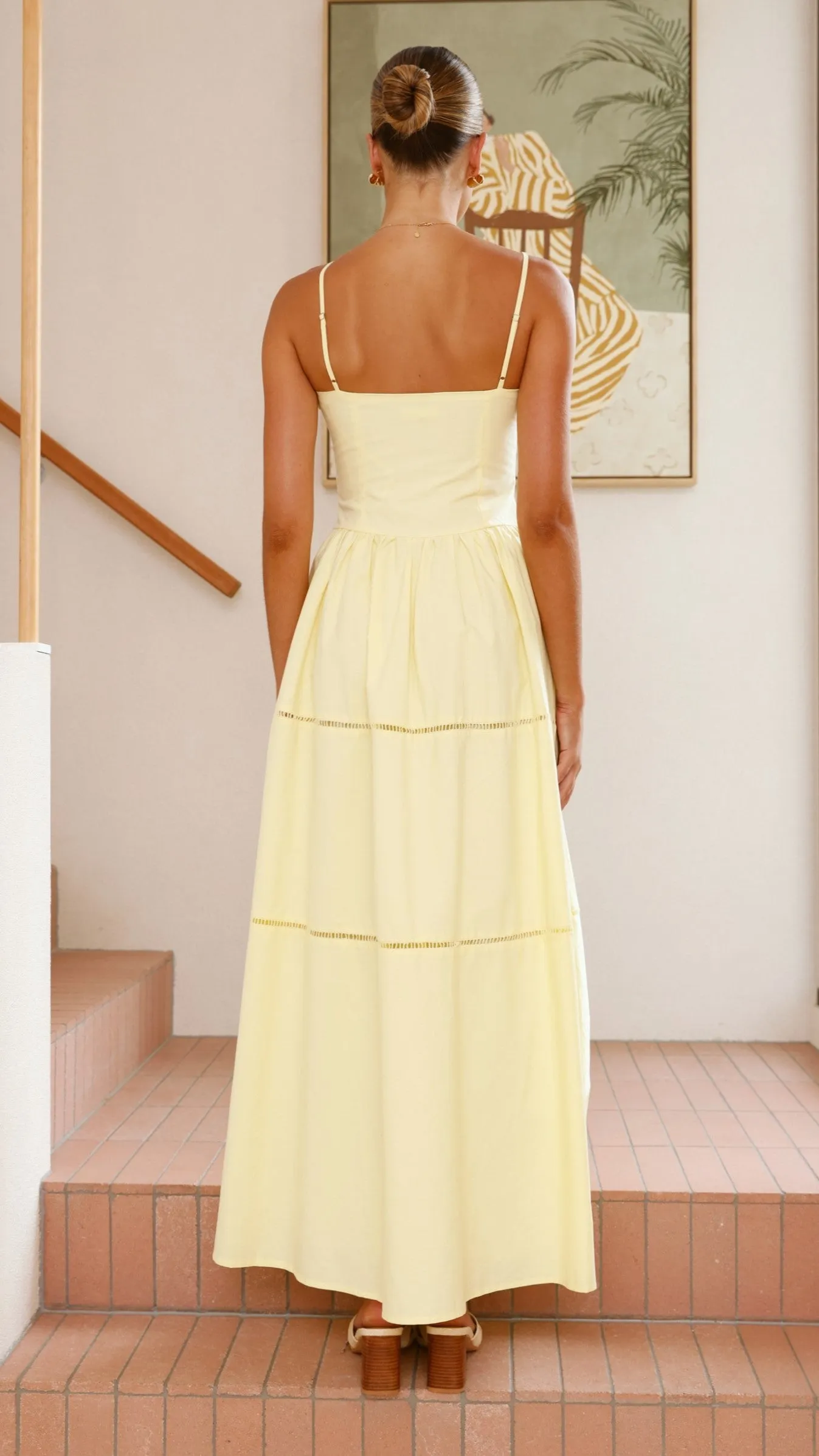 Isabella Maxi Dress - Yellow sold by Billy J product image thumbnail 3
