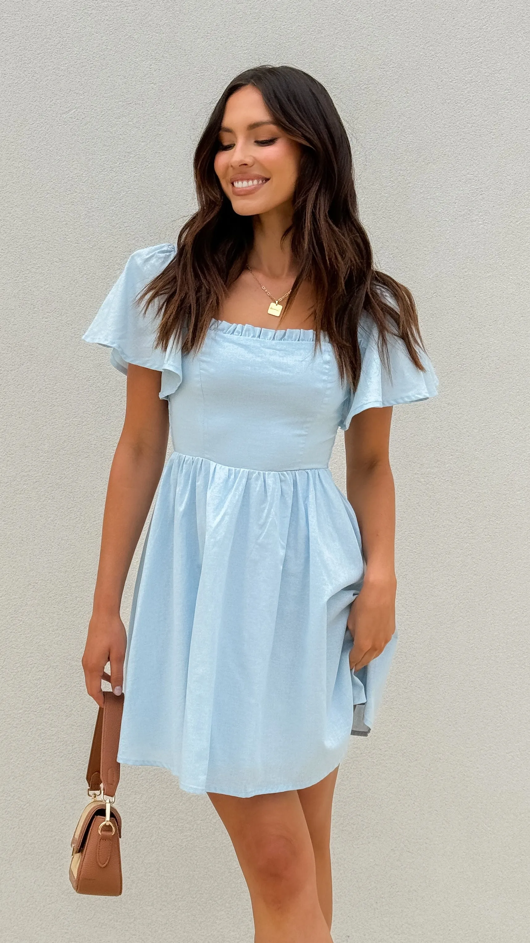 Pasha Mini Dress - Blue sold by Billy J product image thumbnail 4