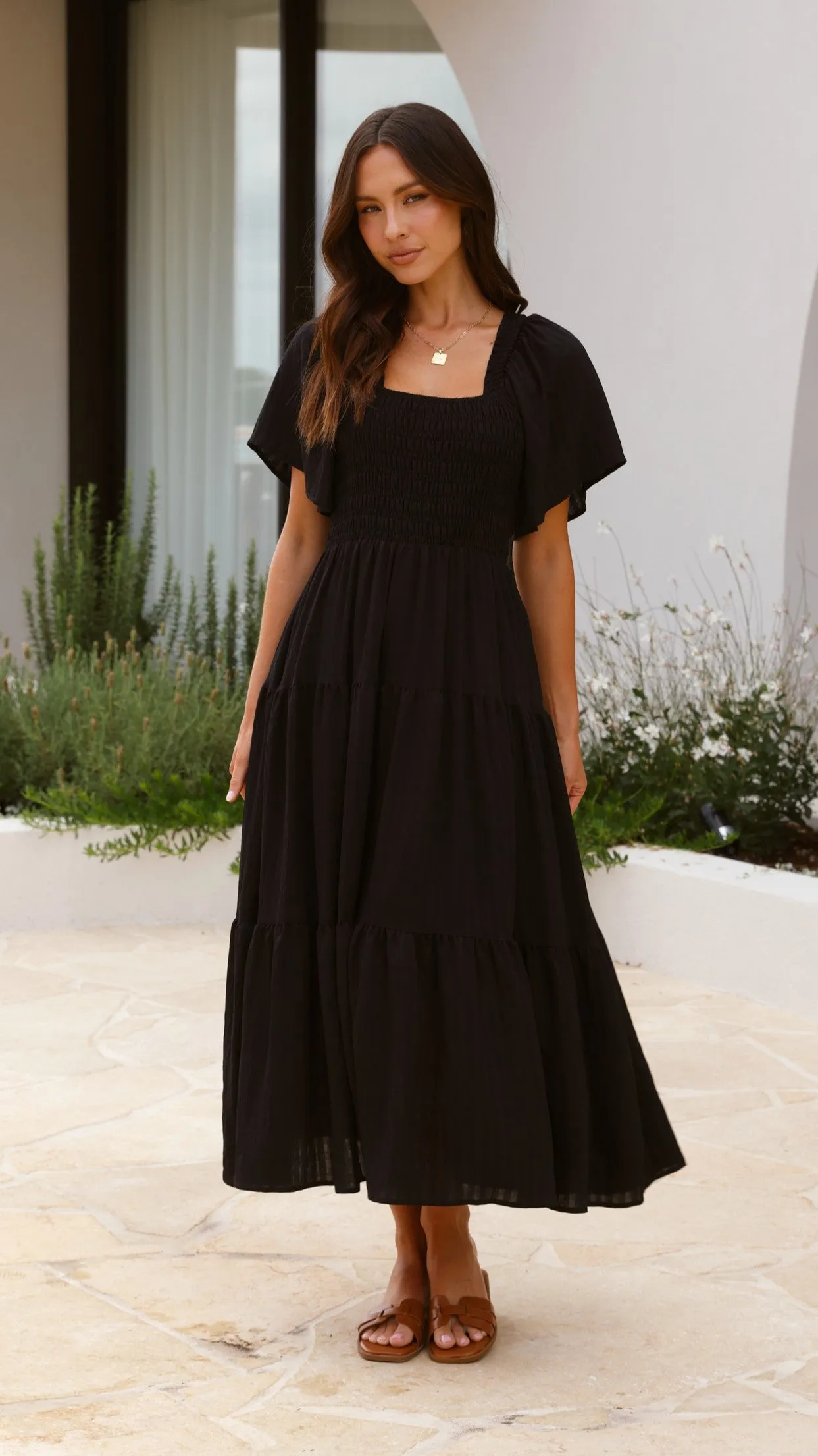 Lainey Midi Dress - Black sold by Billy J product image thumbnail 5