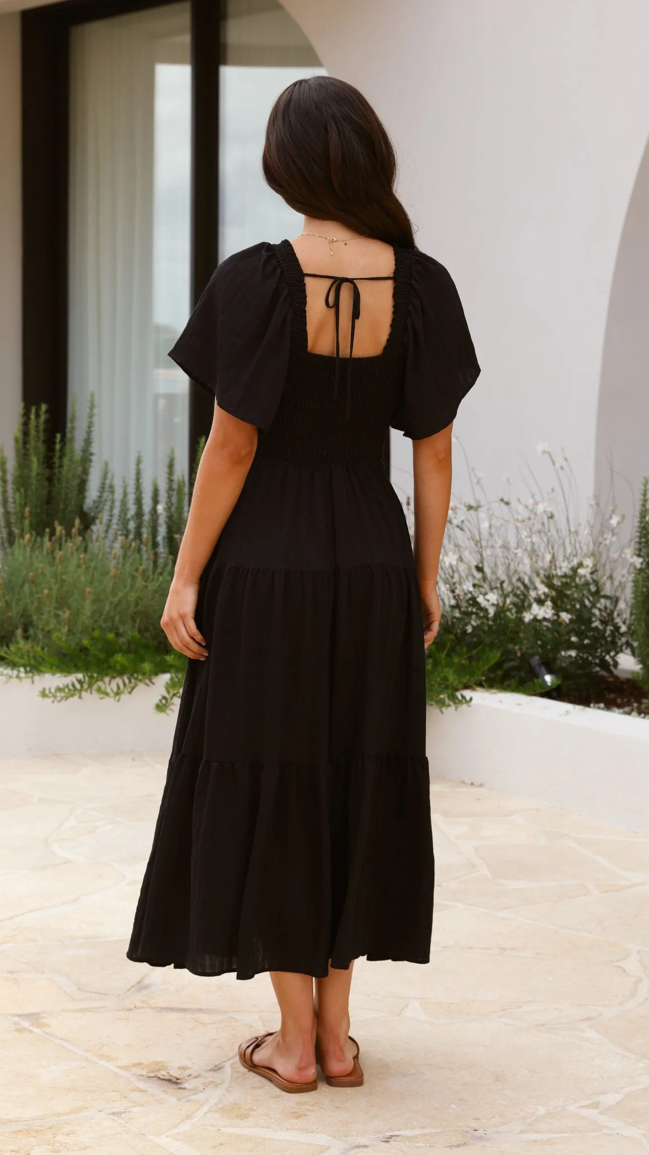 Lainey Midi Dress - Black sold by Billy J product image thumbnail 2