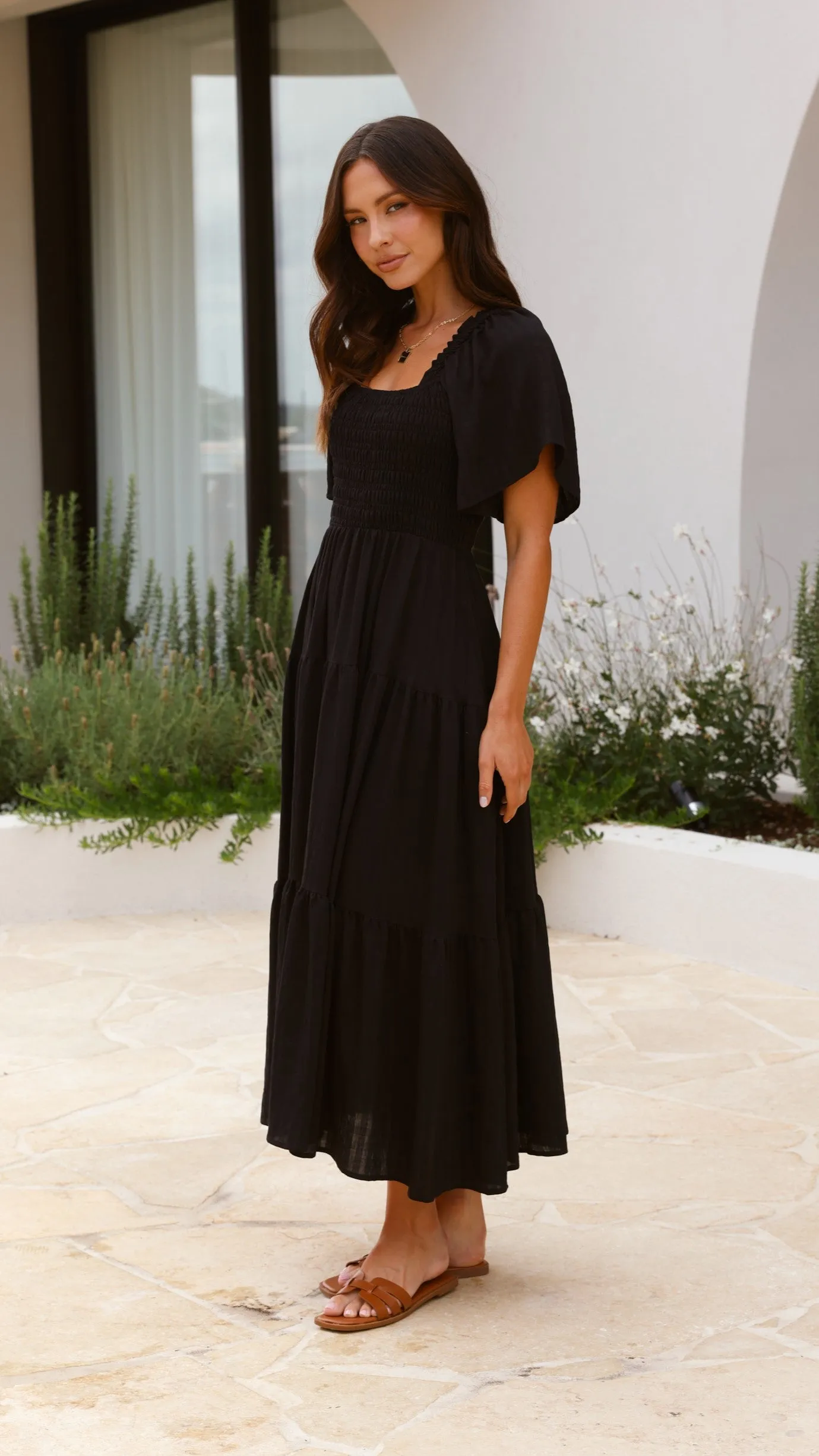 Lainey Midi Dress - Black sold by Billy J product image thumbnail 3