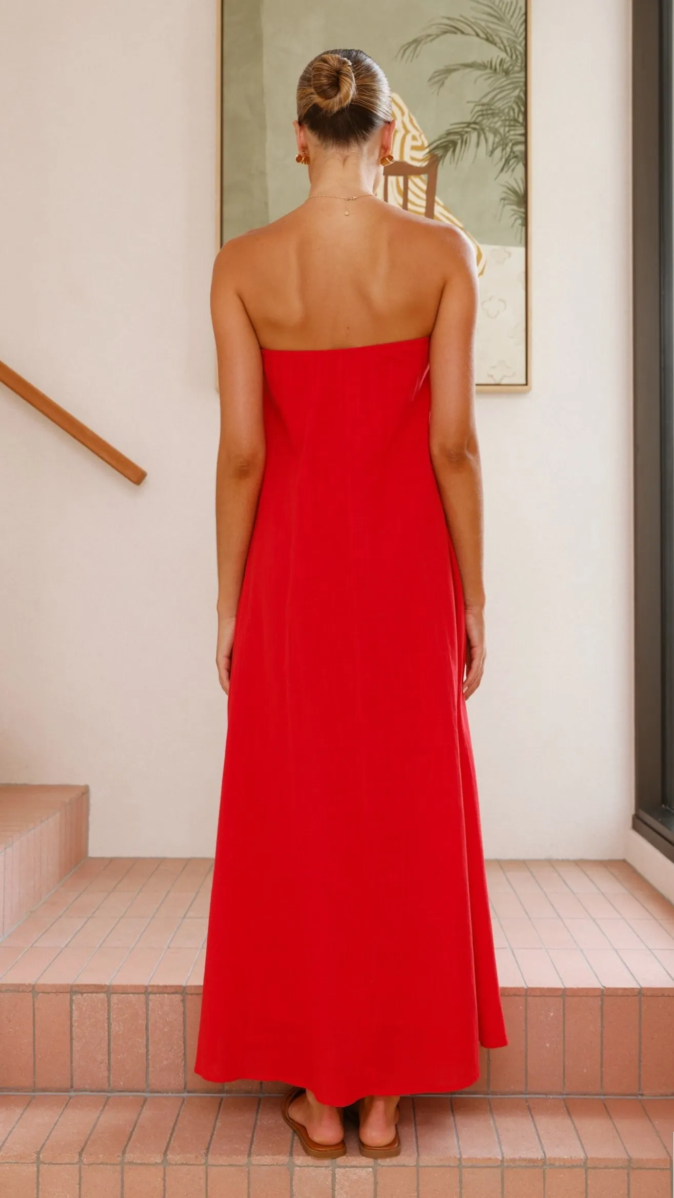 Connie Maxi Dress - Red sold by Billy J product image thumbnail 2
