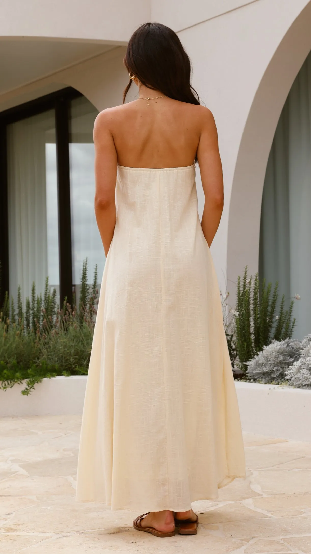 Connie Maxi Dress - Butter sold by Billy J product image thumbnail 3