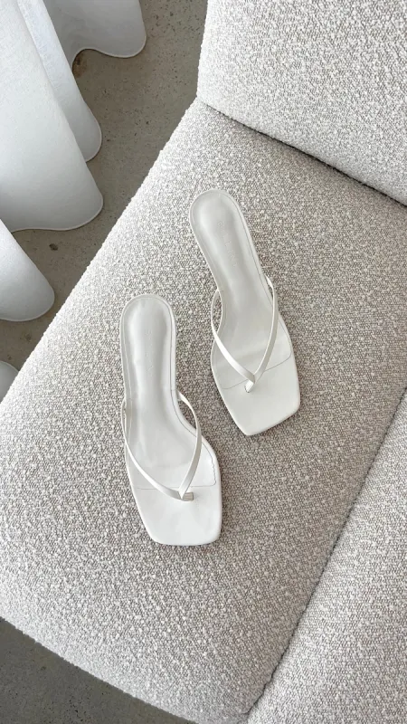 Xami Heel -  White sold by Billy J