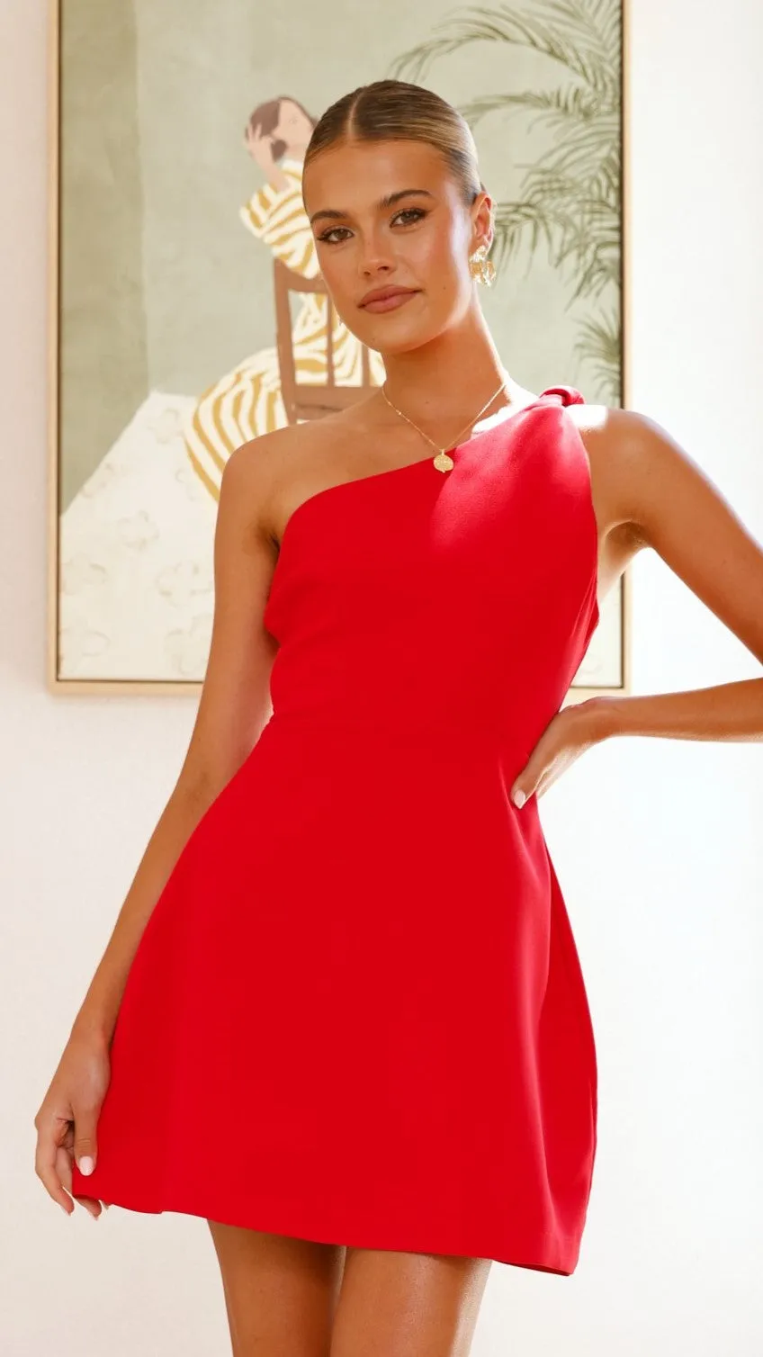 Katalina Mini Dress - Red sold by Billy J product image thumbnail 3