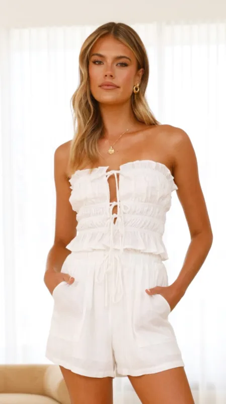 Kahli Top - White sold by Billy J
