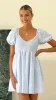 Sahirah Mini Dress - Blue / White Gingham sold by Billy J