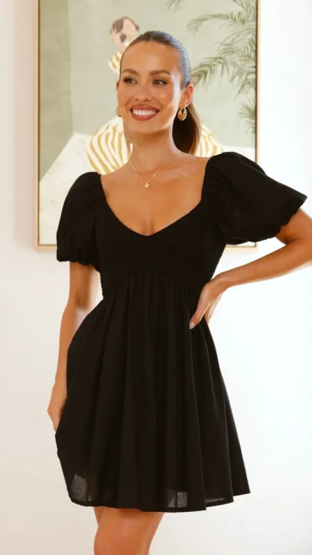 Sahirah Mini Dress - Black sold by Billy J