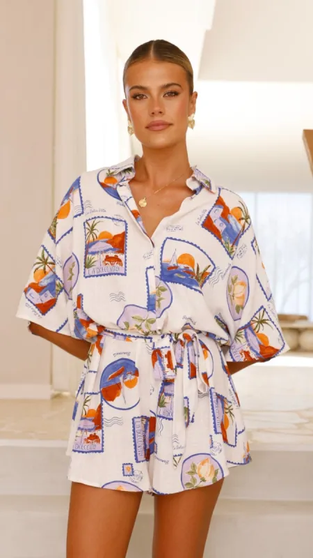 Deltora Playsuit - Dolce Vita Print sold by Billy J