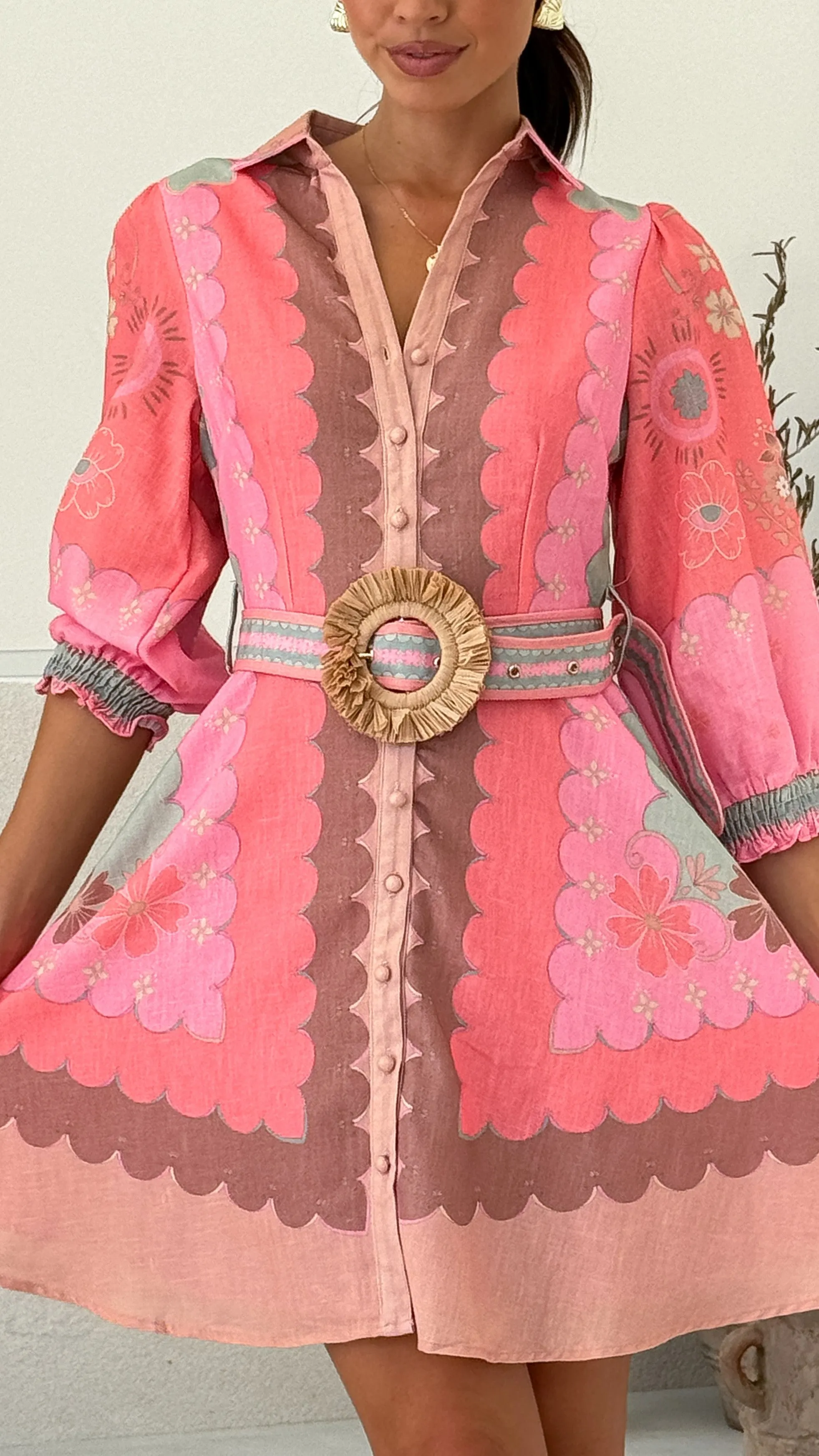 Malissa Mini Dress - Moonshine sold by Billy J product image thumbnail 3