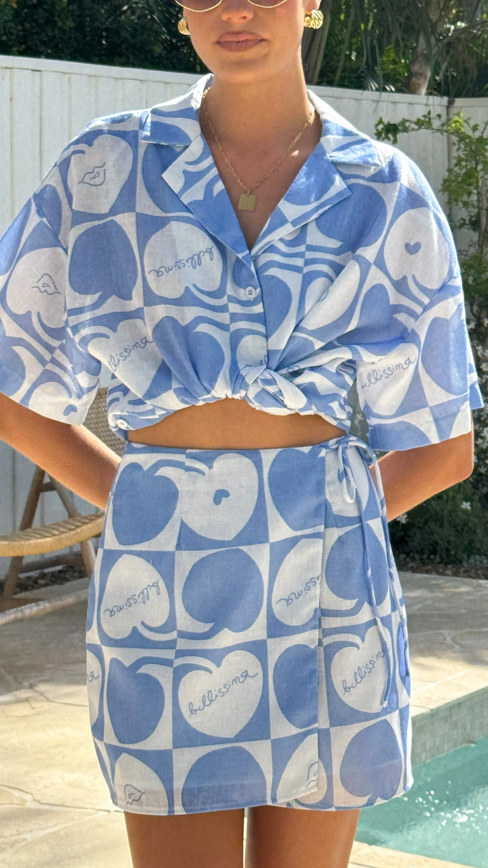 Abilene Button Up Shirt - Blue sold by Billy J product image thumbnail 4