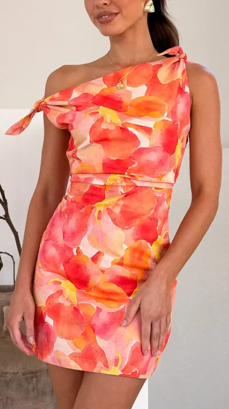 Ebbe Mini Dress - Pink Floral sold by Billy J