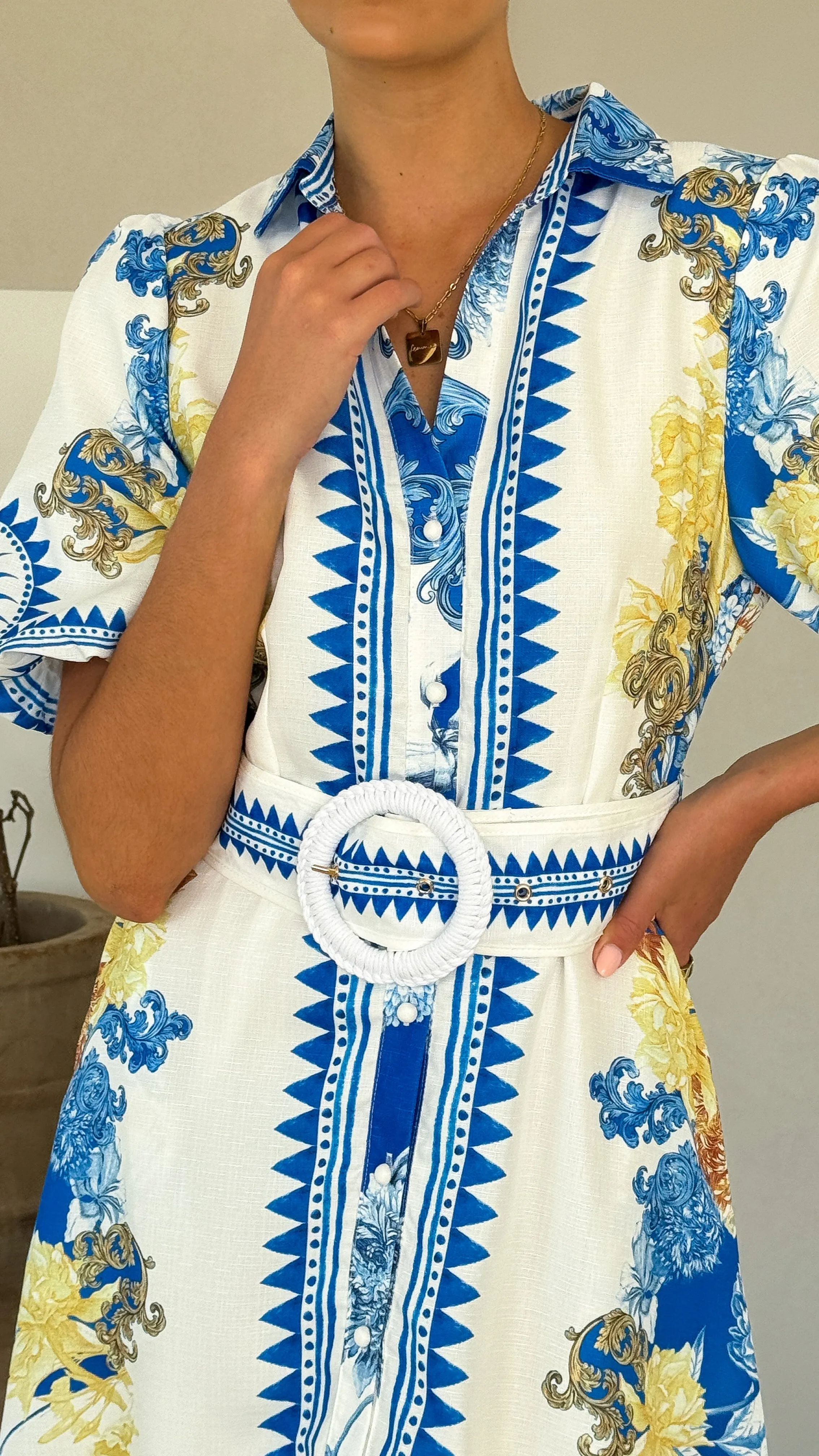 Sahar Mini Dress - Blue Doll sold by Billy J product image thumbnail 4