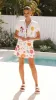 Adina Mini Skirt - White Floral sold by Billy J