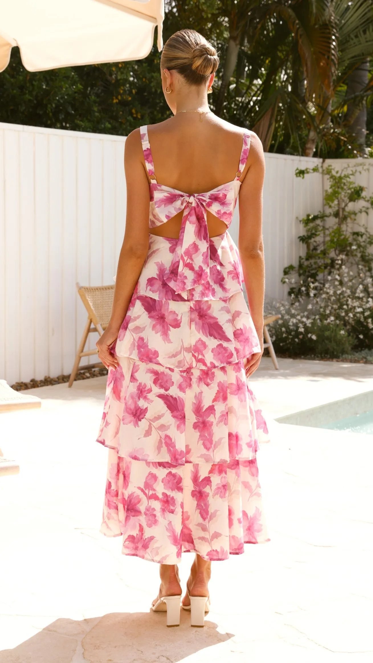 Indi Maxi Dress - Pink Floral sold by Billy J product image thumbnail 2
