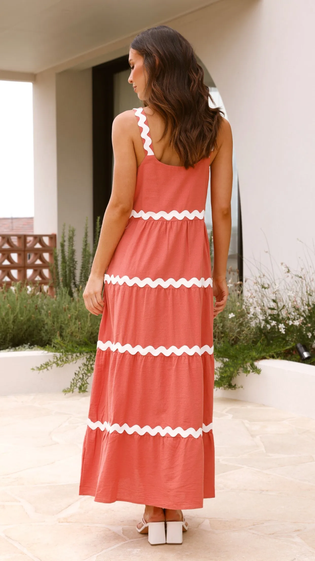 Eliana Maxi Dress - Watermelon sold by Billy J product image thumbnail 2