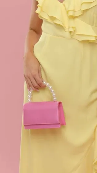 Melanie Top Handle Bag - Candy sold by Billy J product image thumbnail 2