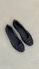 Gerani Flats - Black Mesh Diamante sold by Billy J