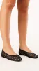 Gerani Flats - Black Mesh Diamante sold by Billy J
