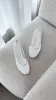 Gerani Flats - White Mesh Diamante sold by Billy J