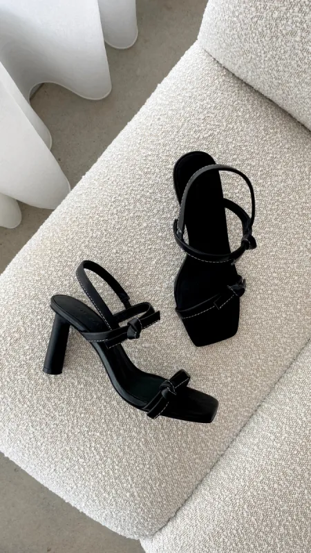 Sol Sana Manzoni Heel - Black sold by Billy J