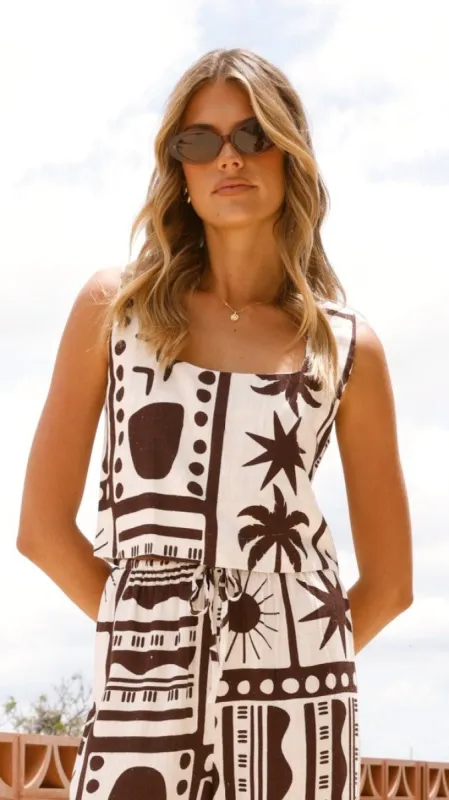 Tillie Crop Top - Tuscany sold by Billy J