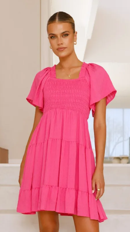 Sammi Mini Dress - Hot Pink sold by Billy J