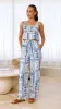 Talise Crop Top - Coastal Print sold by Billy J