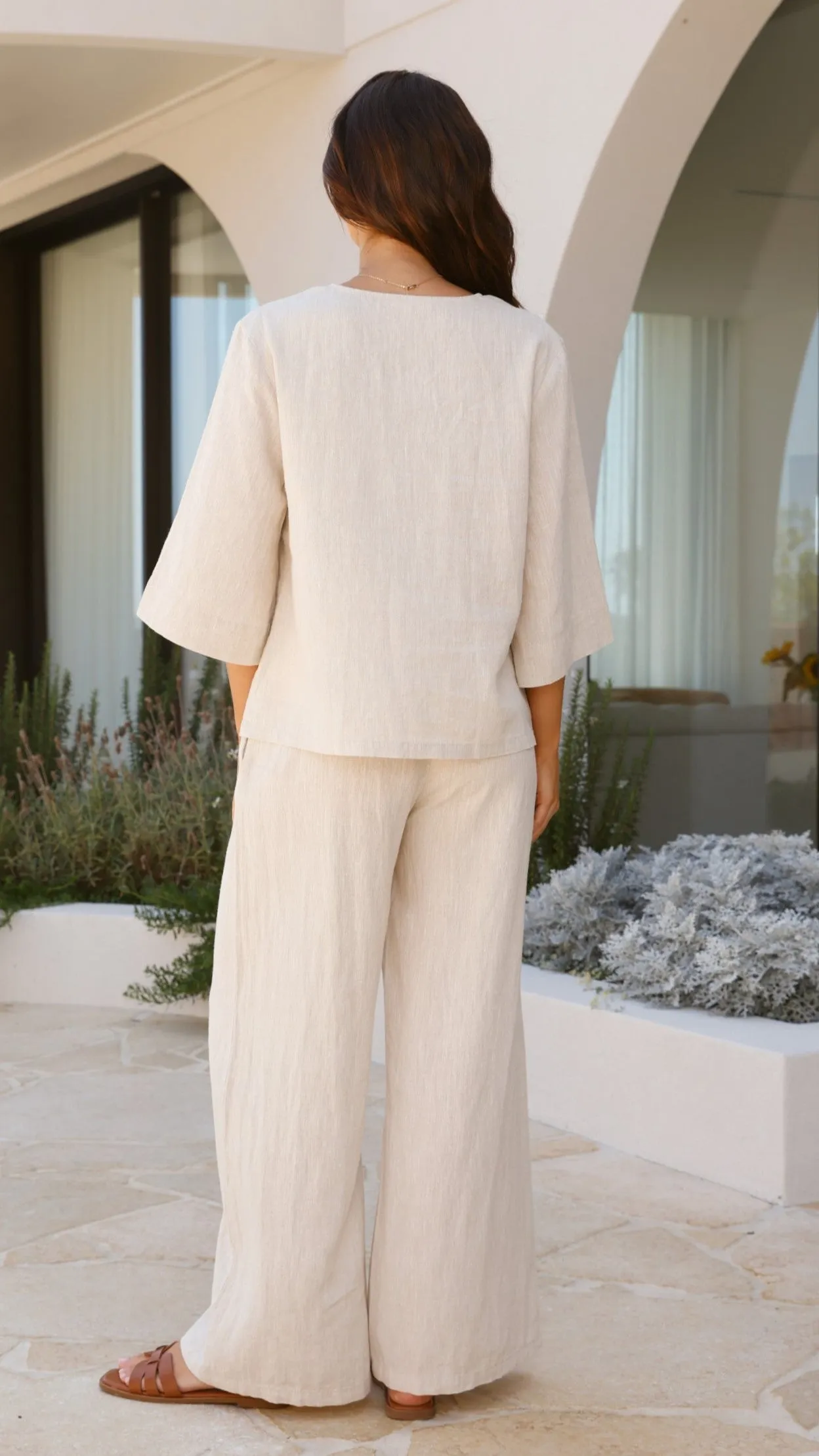 Tara Pants - Natural sold by Billy J product image thumbnail 5
