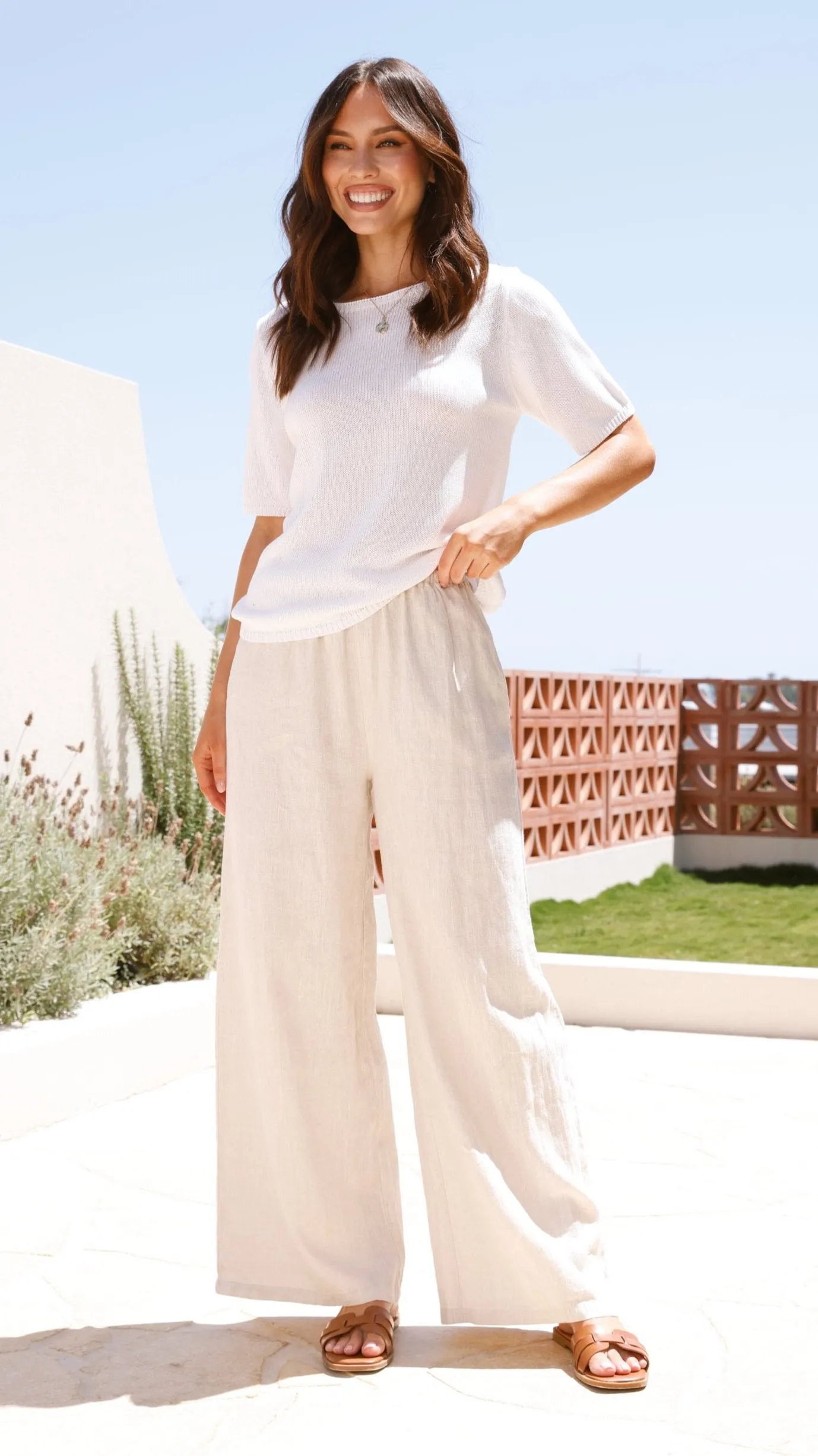 Tara Pants - Natural sold by Billy J product image thumbnail 4