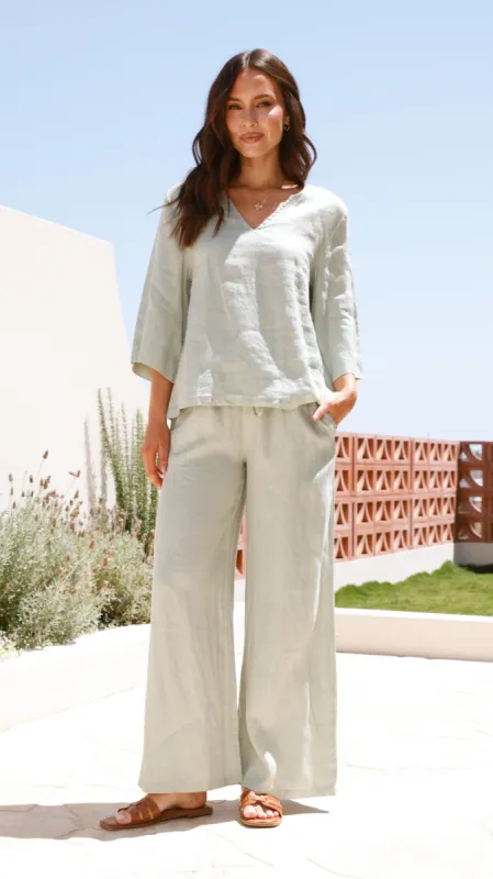 Tara Pants - Sage sold by Billy J