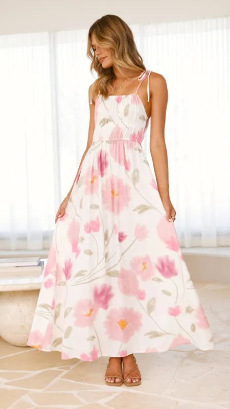 Usra Maxi Dress - Blossom sold by Billy J