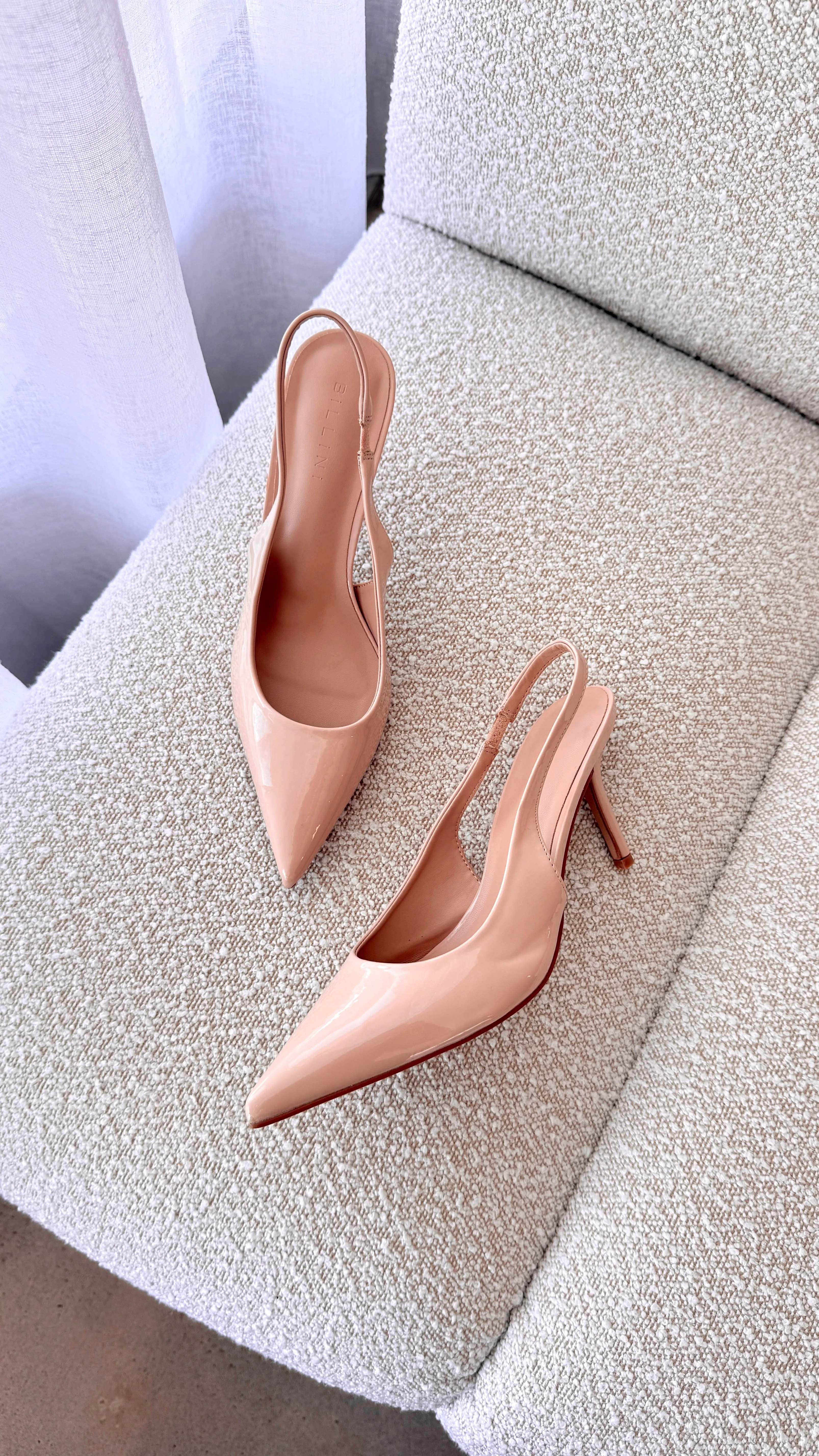 Blondie Heels - Nude Patent sold by Billy J product image thumbnail 2