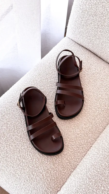 Astrid Sandal - Hickory sold by Billy J