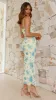 Electra Maxi Dress - Yellow/Blue Floral sold by Billy J
