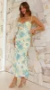 Electra Maxi Dress - Yellow/Blue Floral sold by Billy J