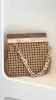 Emilie Knotted Weave Resin Links Clutch - Mocha/Nude sold by Billy J