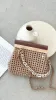 Emilie Knotted Weave Resin Links Clutch - Mocha/Nude sold by Billy J