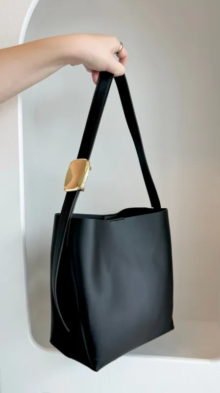 Francesca Shoulder Bag - Black sold by Billy J