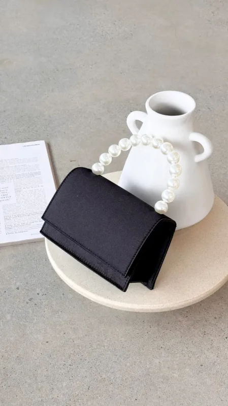 Melanie Top Handle Bag - Black sold by Billy J