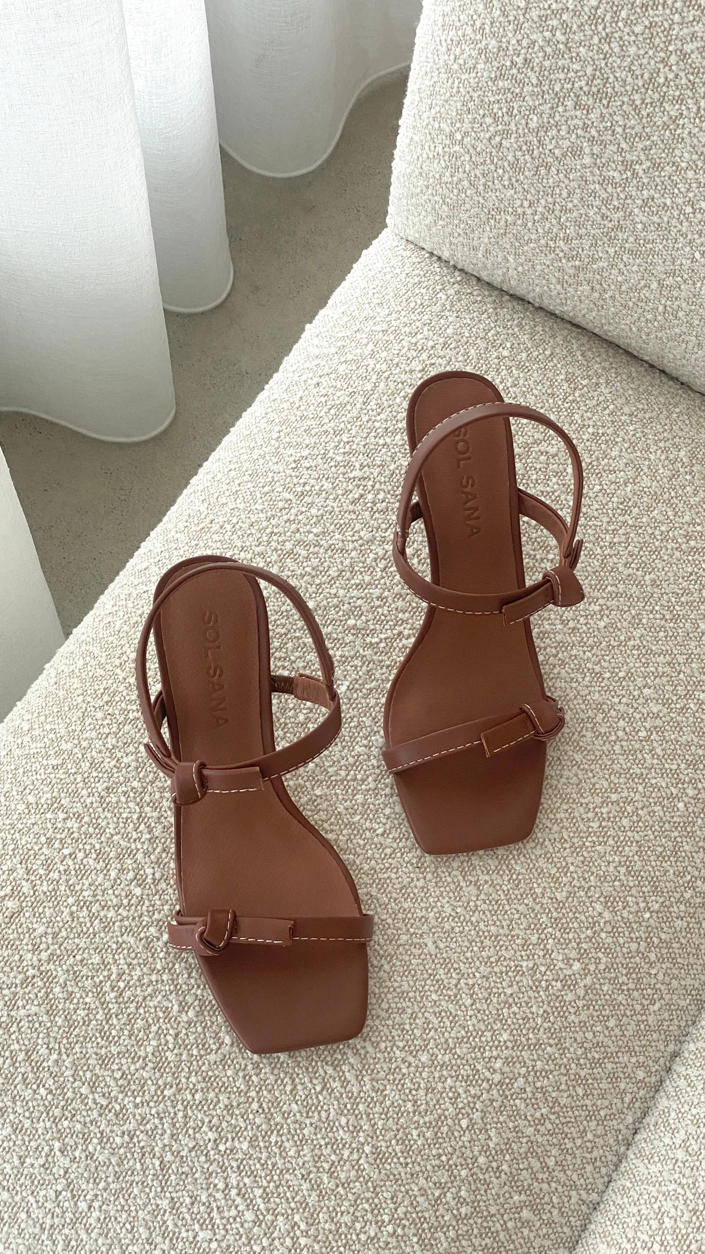 Sol Sana Manzoni Heel - Cognac sold by Billy J product image thumbnail 3