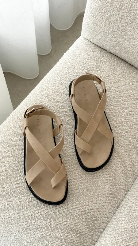 Zarai Slide - Taupe Nubuck sold by Billy J