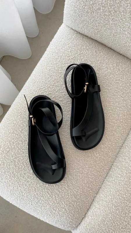 Temperance Sandal - Black sold by Billy J