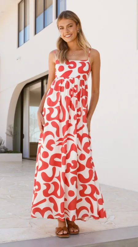 Bronnie Maxi Dress - Florence Print sold by Billy J